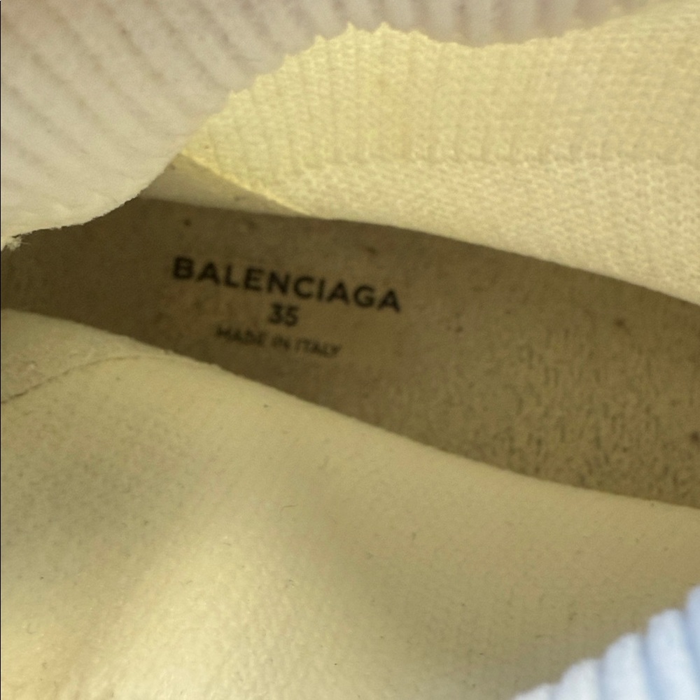 Balenciaga White Sock Sneakers - Picture 7 of 8